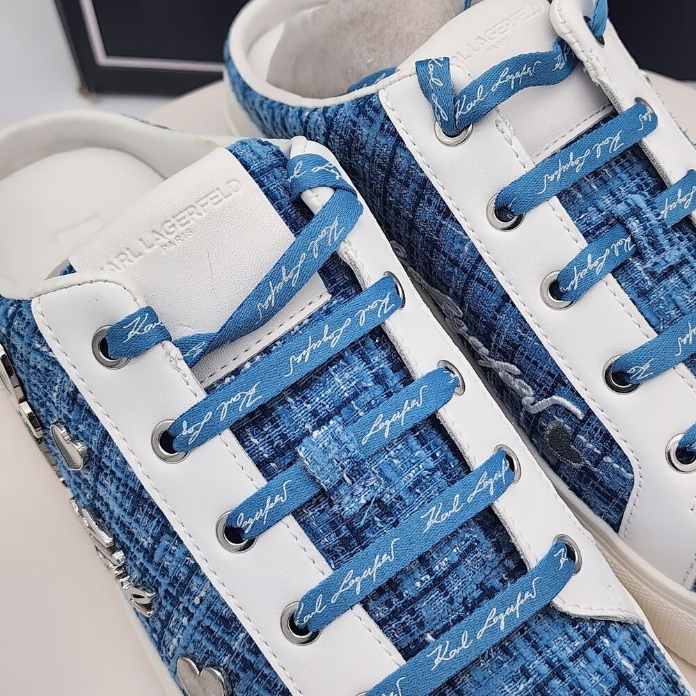 NEW - Karl Lagerfeld Paris Cambria Mule Women's Slip-On Sneakers- Size 8.5 - Picture 7 of 10
